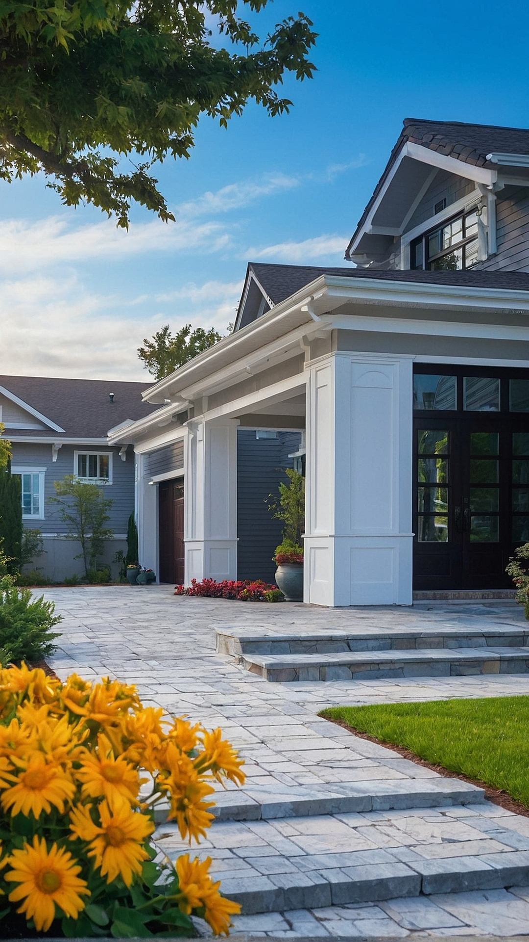 Landscaping Ideas for a Driveway Entry Illustrations