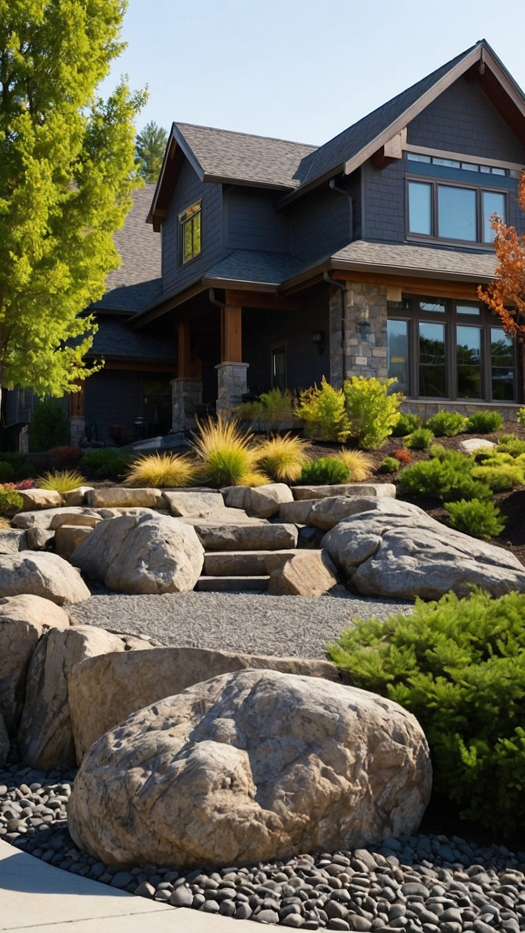 Stunning Stone Arrangements: Landscaping with Large Rocks