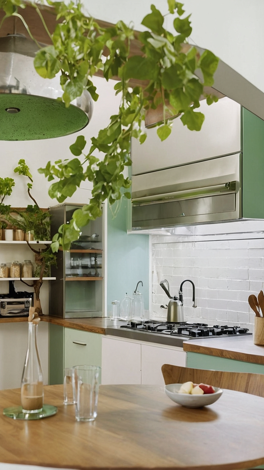 Relaxing Green Kitchen Sanctuary