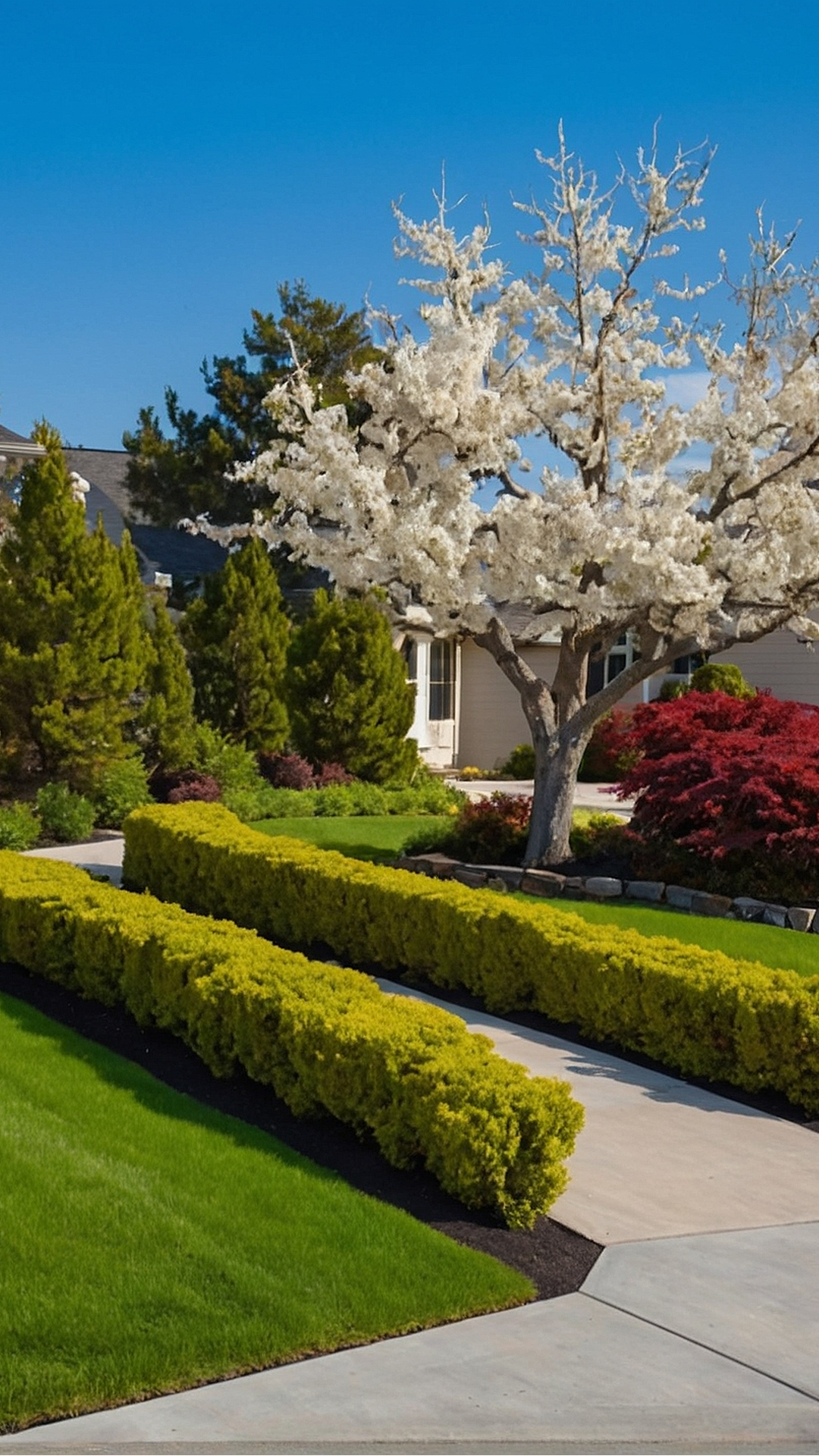 Unique Landscaping Themes for Driveway Entryways