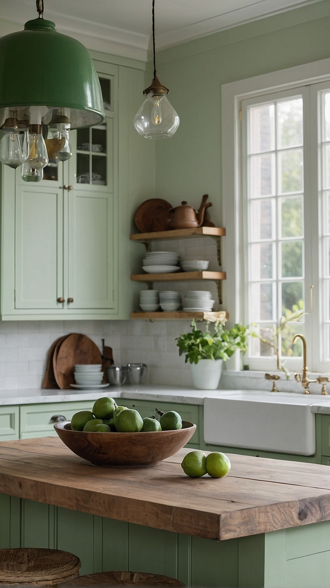 Green Escape: Kitchen Oasis