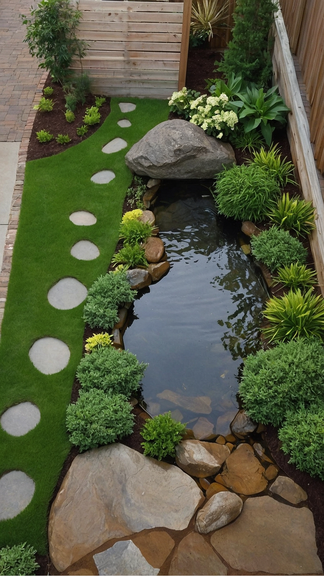 Rustic Rock Edges: Charming Large Rock Landscaping