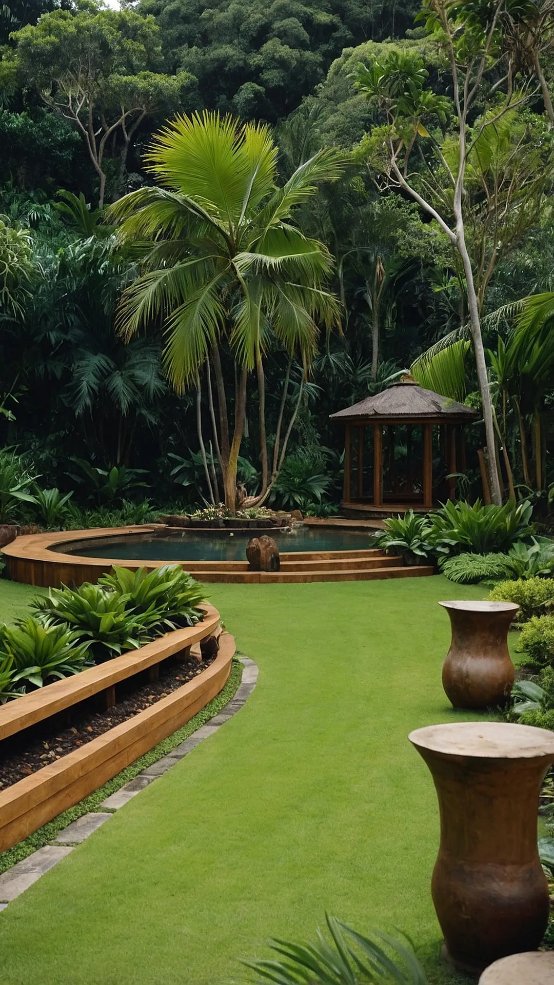 Exotic Welcome: Front Tropical Garden Designs