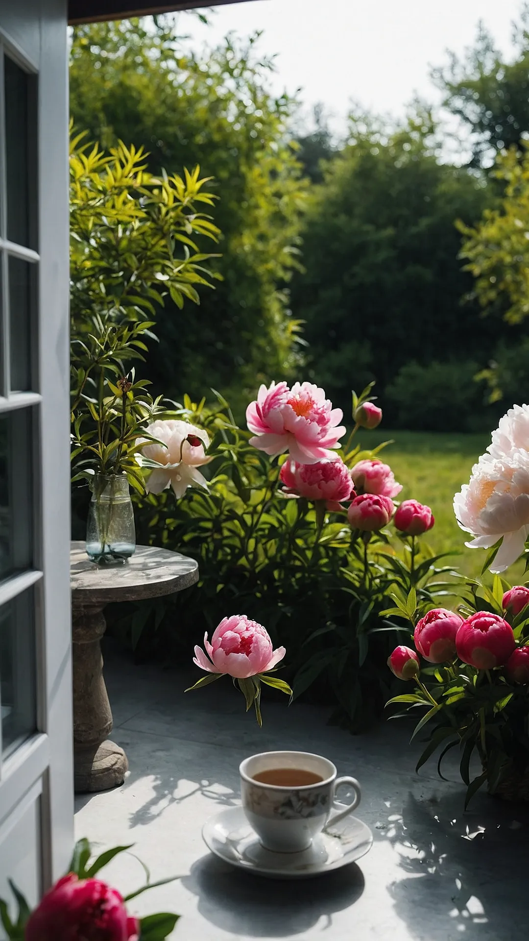 Petals and Patterns: Peony Wallpaper Showcase