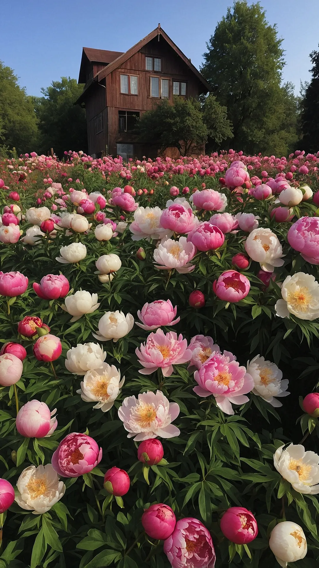 Garden Dreams: Peony Wallpaper Creations