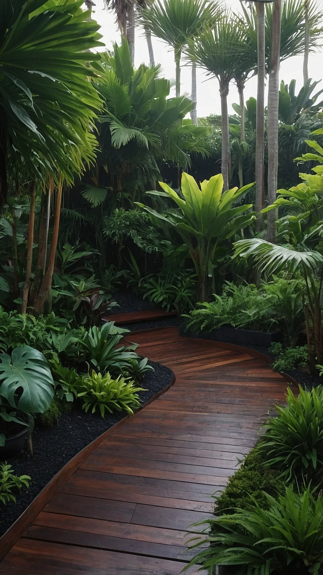 Tropical Haven: Front Yard Landscape Ideas