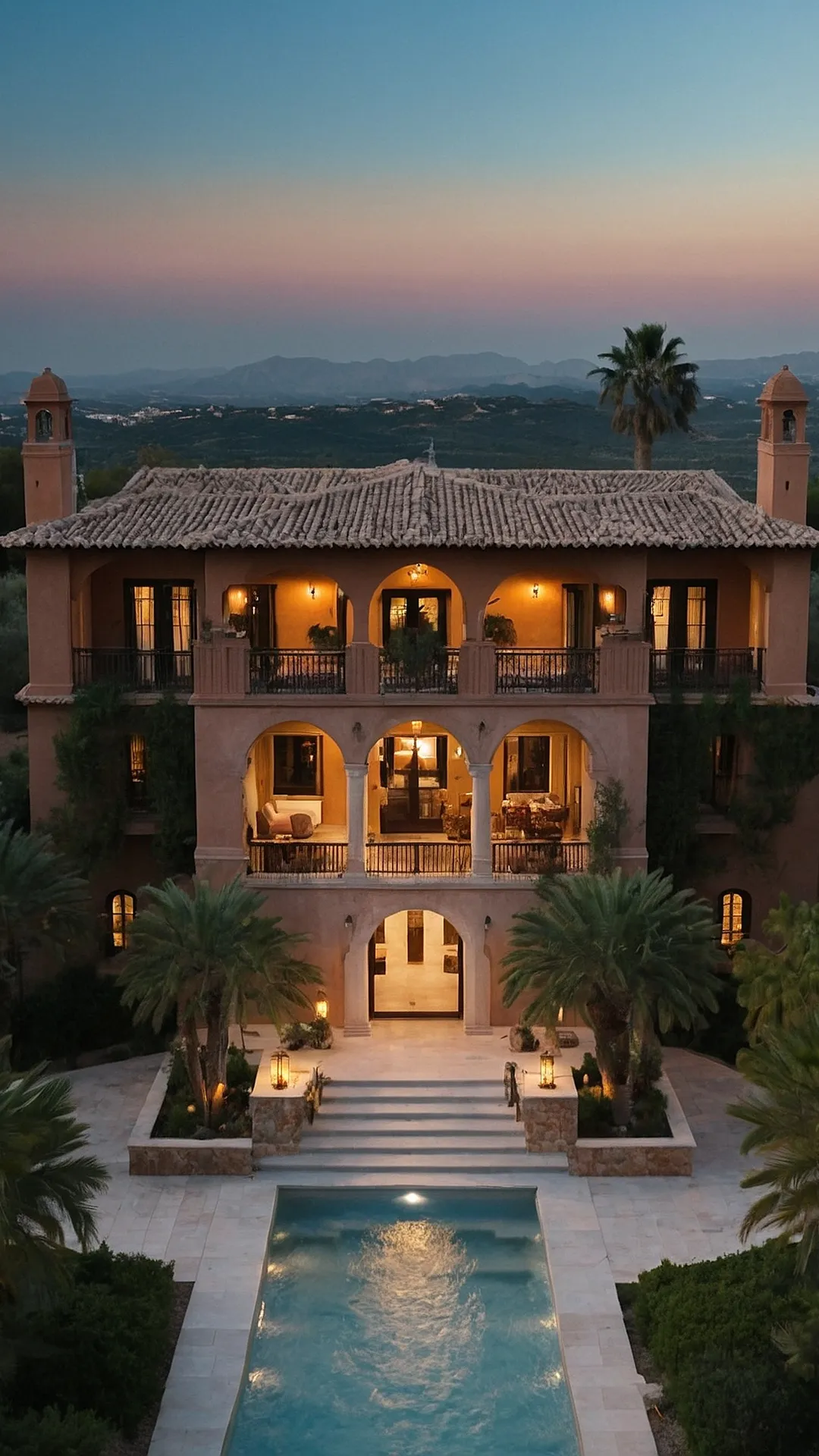 Coastal Charm: Spanish Villa Dreamscapes