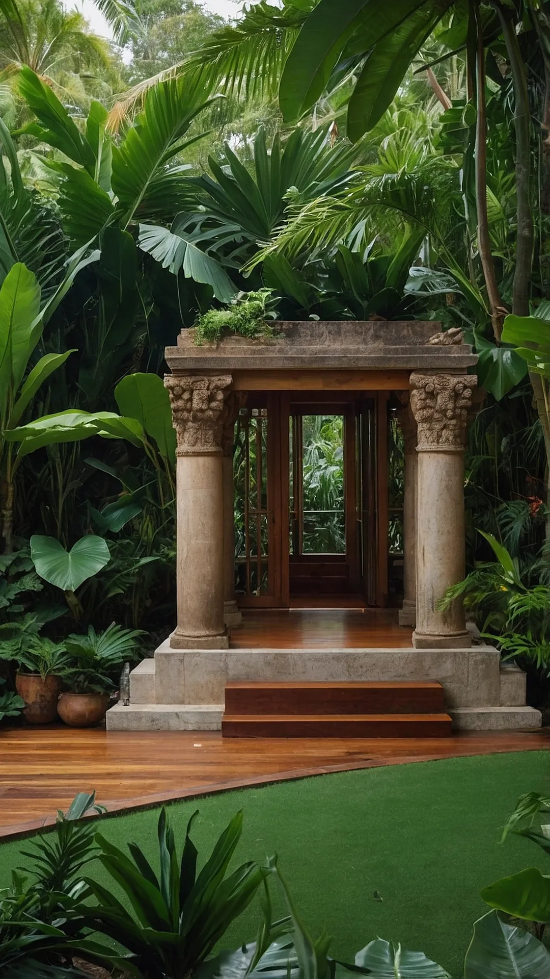 Tropical Bliss: Front Garden Design Ideas