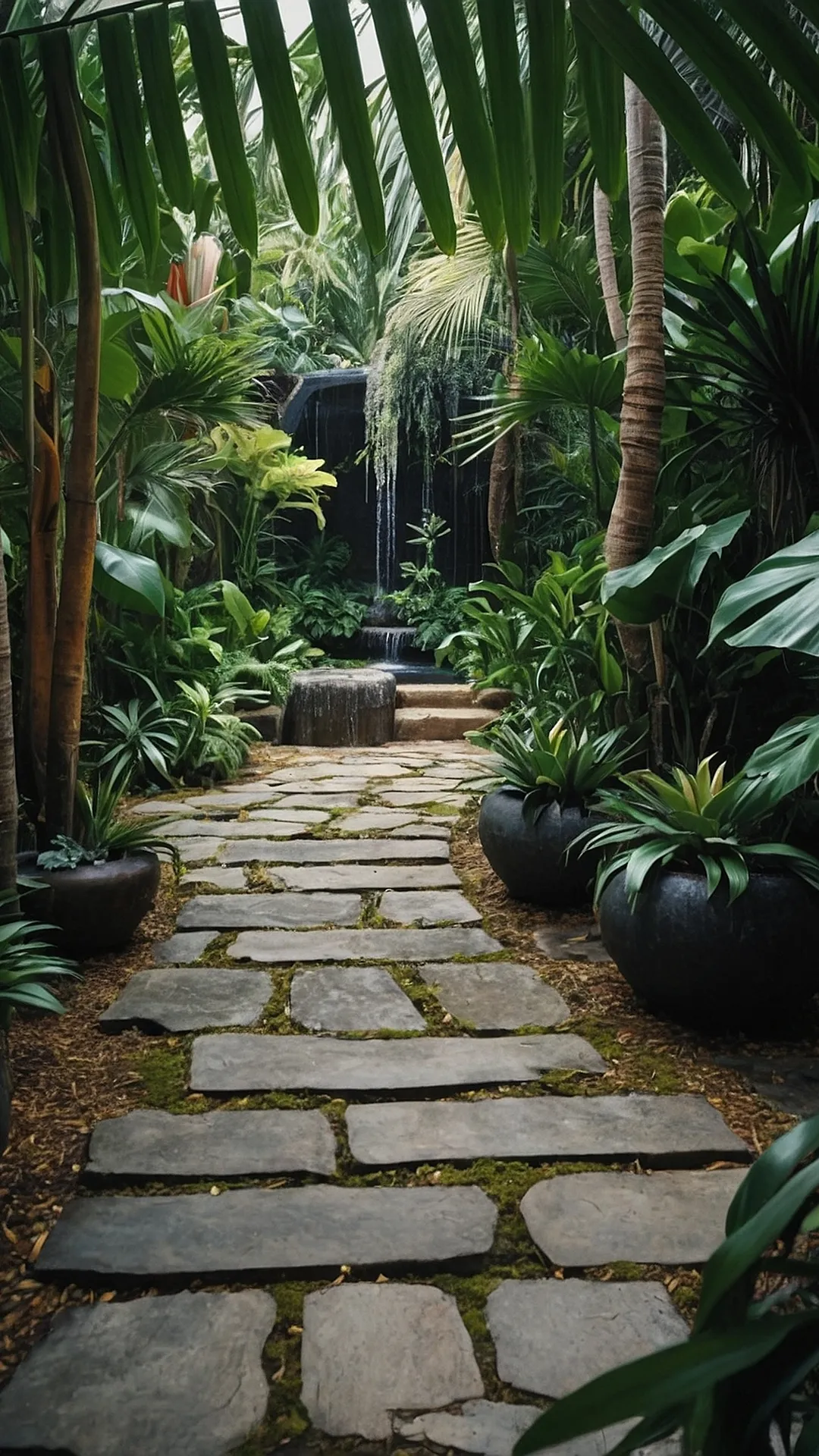 Tropical Retreat: Front Garden Oasis