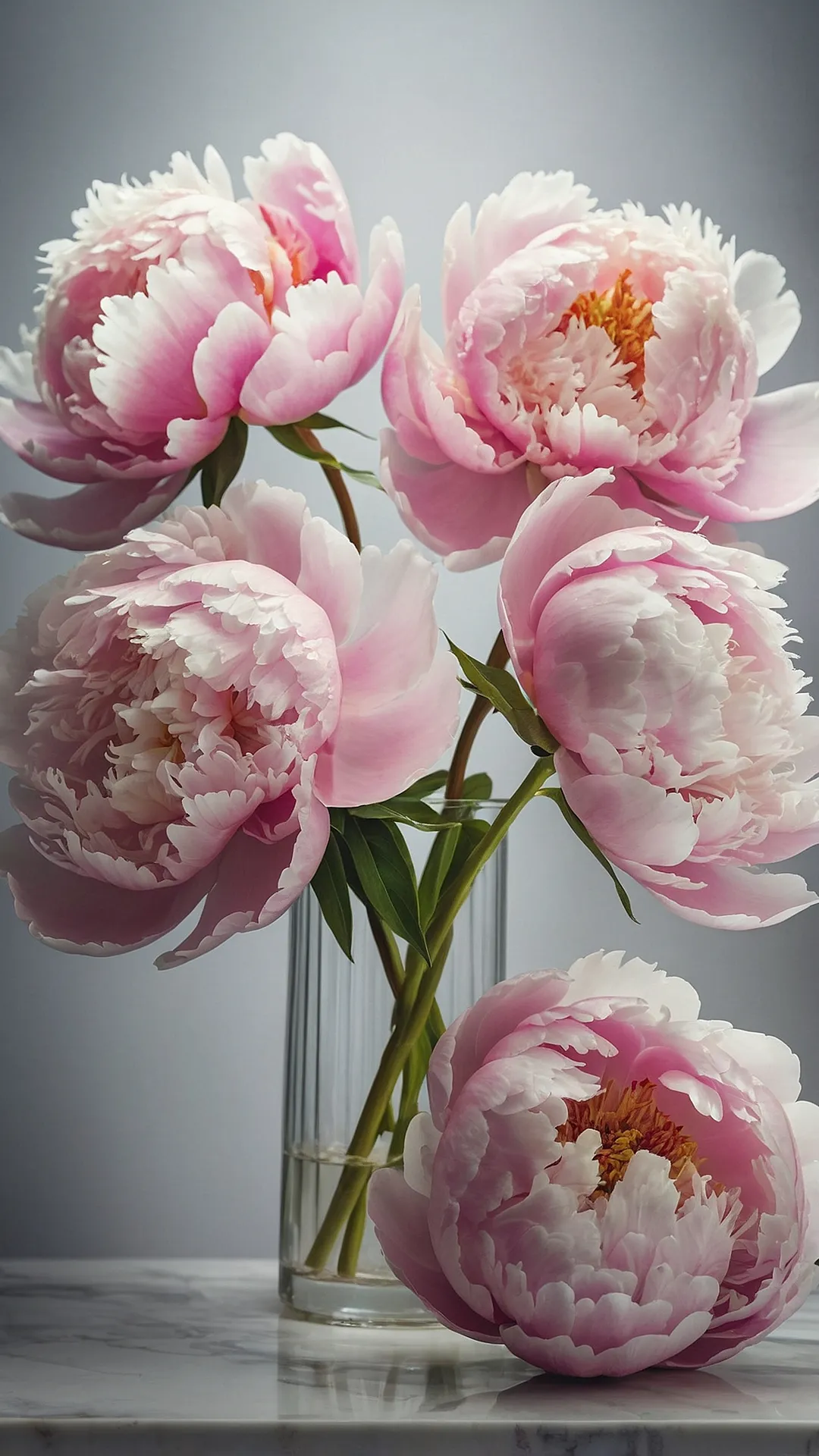 Stylish Floral Escape: Peony Wallpaper Concepts