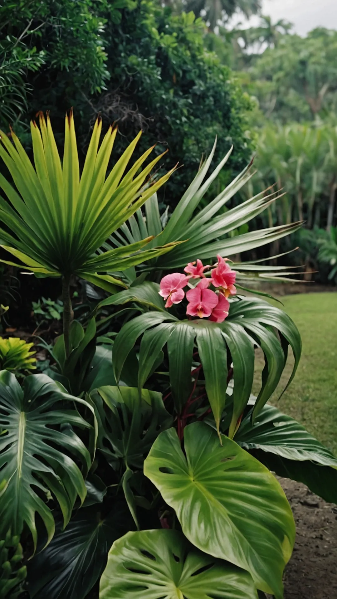 Sun-kissed Splendor: Tropical Plant Paradise