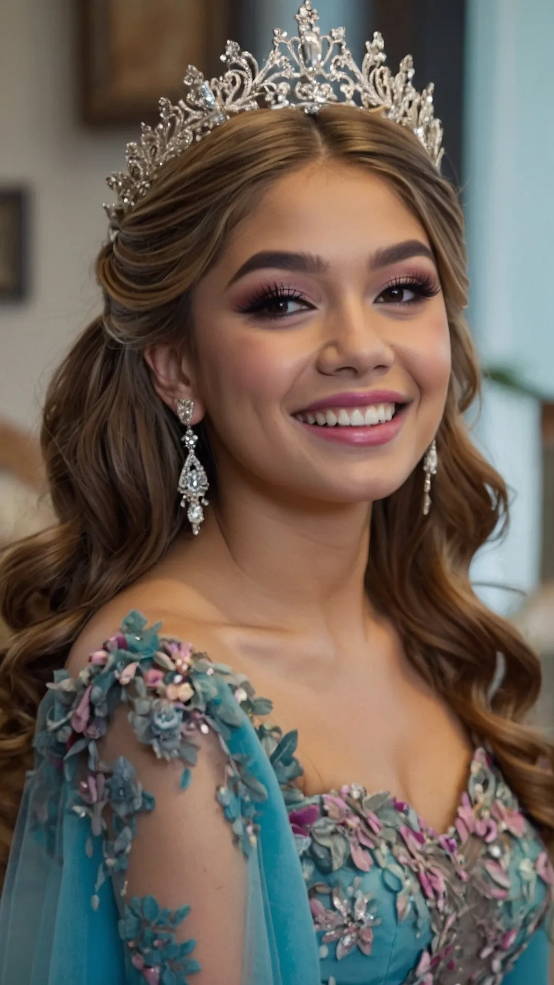 Crowns and Curls: Quinceañera Hairstyle Influence