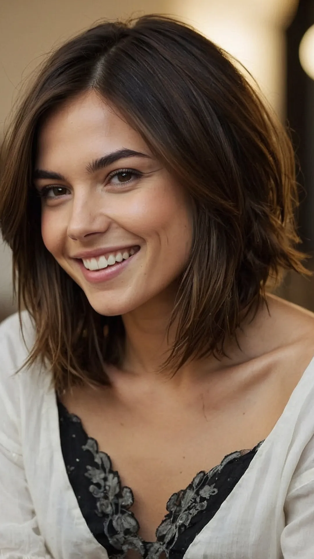 To Layer or Not to Layer: Shoulder Length Haircut Trends