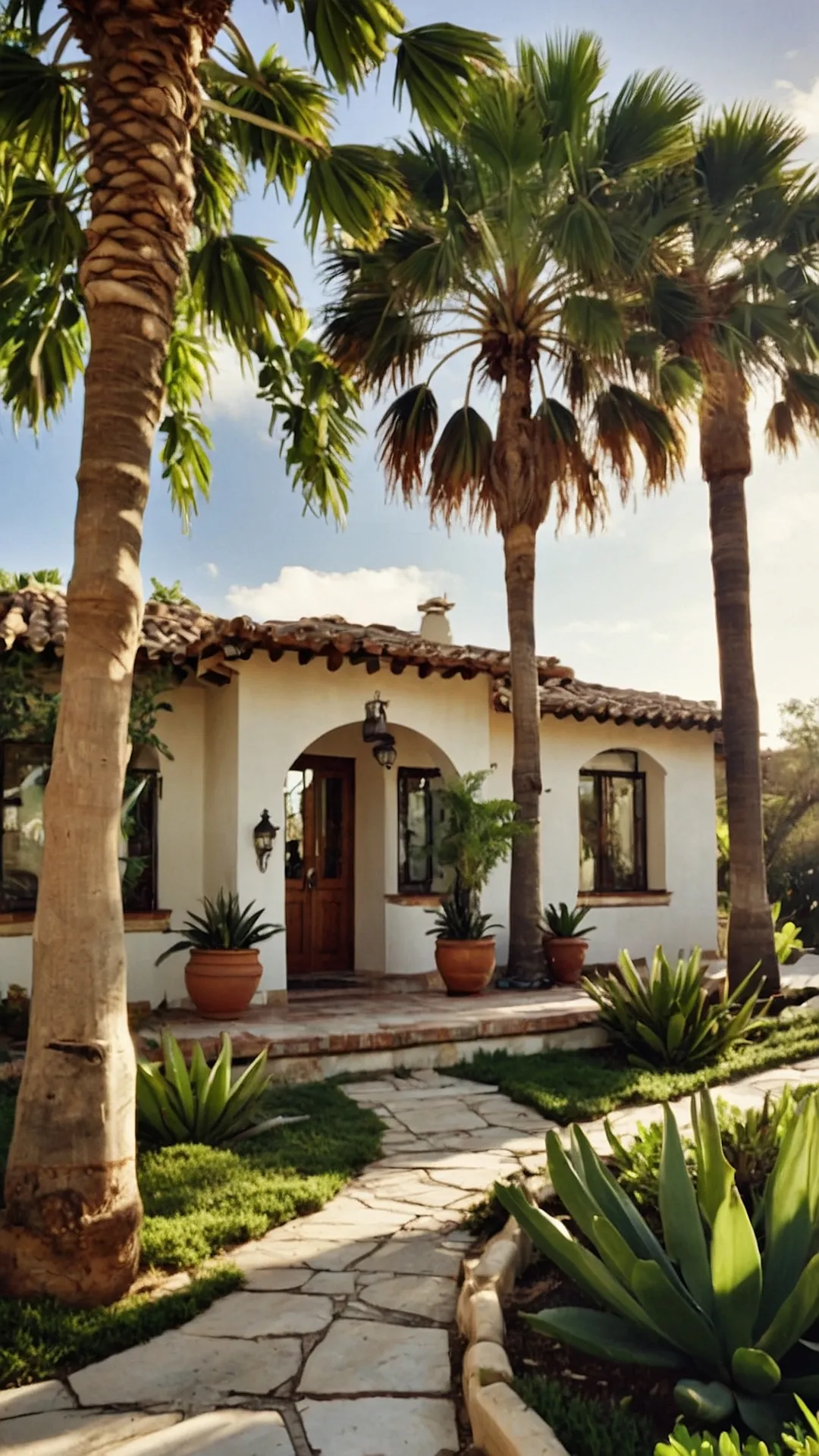 Courtyard Oasis: Spanish Bungalow Style