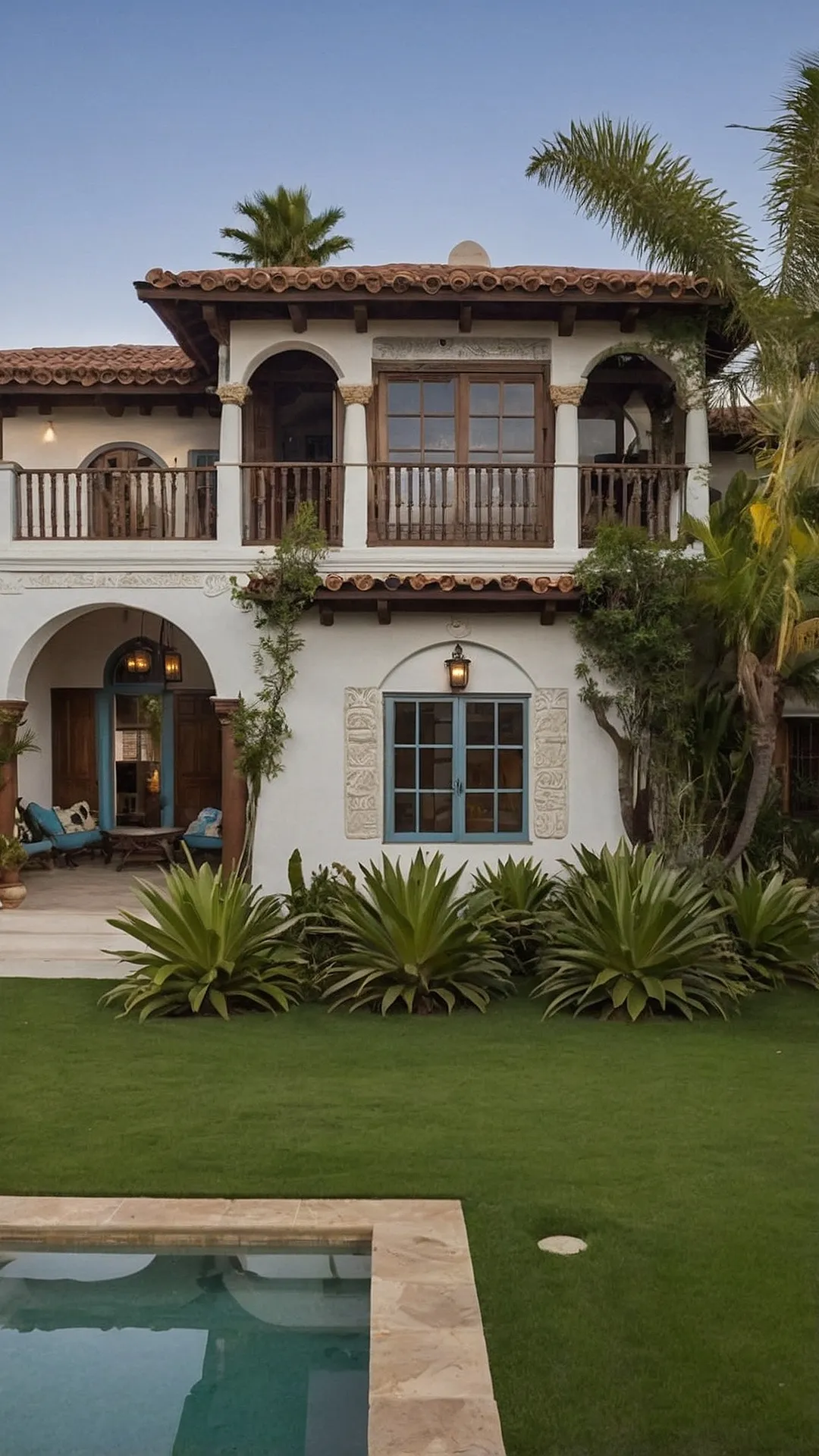 Majestic Courtyards: Hacienda Style Homes Spotlight