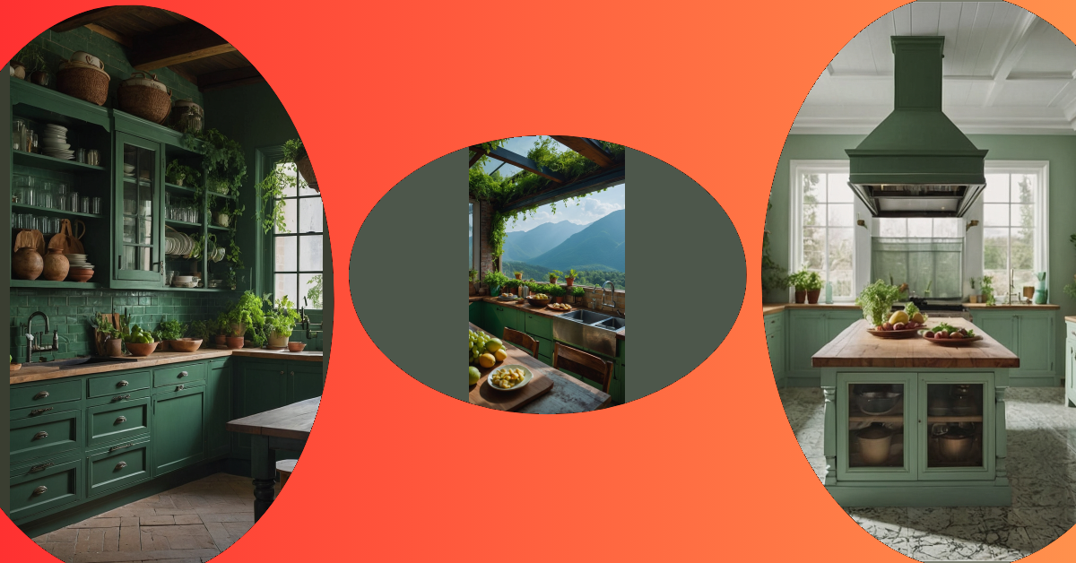 Green Splendor: 15 Relaxing Kitchen Ideas for Your Home Oasis