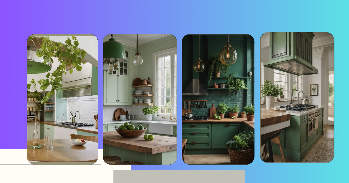 Serene Green: A Guide to 15 Relaxing Kitchen Ideas