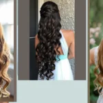 Gorgeous Half-Up Prom Hairstyles for Long Brunette Hair