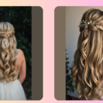 Stunning Prom Hair: Half Up Half Down Braids Galore!