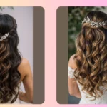 Indian Elegance: 15 Half Up Half Down Wedding Hairstyles for the Modern Bride