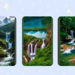 Serenade of Cascades: 15 HD Waterfall Wallpaper Delights