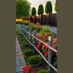 Breathe Life into Your Outdoor Space: 15 Creative Fence Line Landscaping Ideas