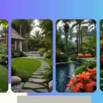 Coastal Elegance: Modern Tropical Backyard Landscaping Ideas