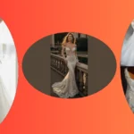 Glamorous Black and Maroon Bridal Dress Inspirations