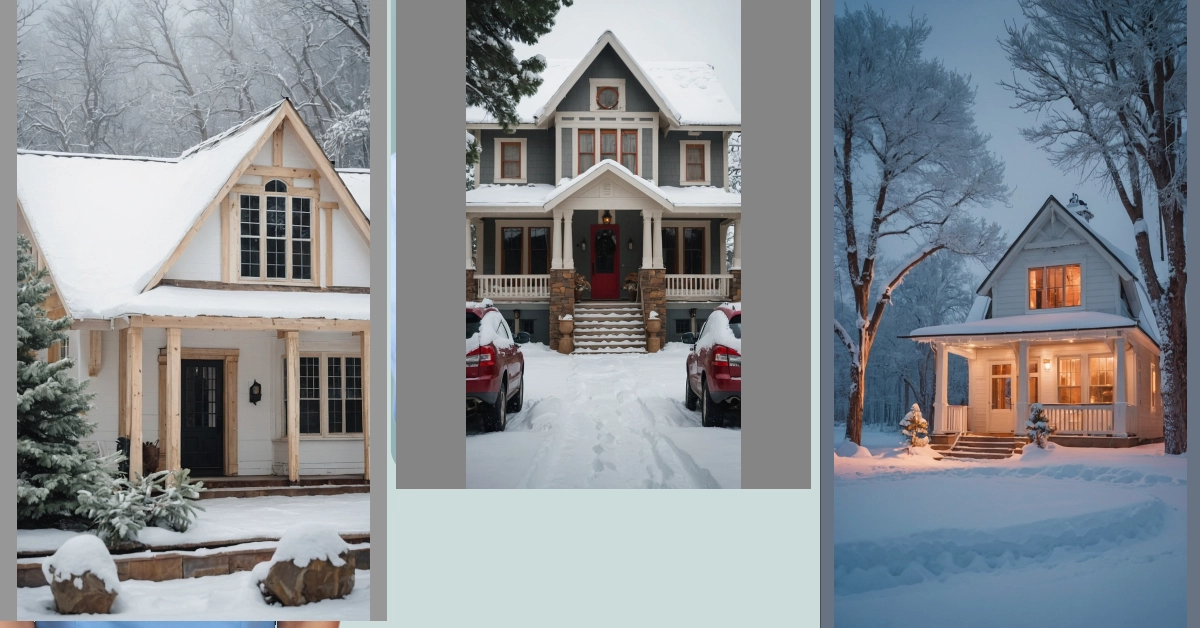 Transform Your Abode: 10 Captivating Exterior Winter House Ideas ...