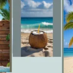 Chill Out with Coconut Beach Wallpapers for Your Phone**  
**