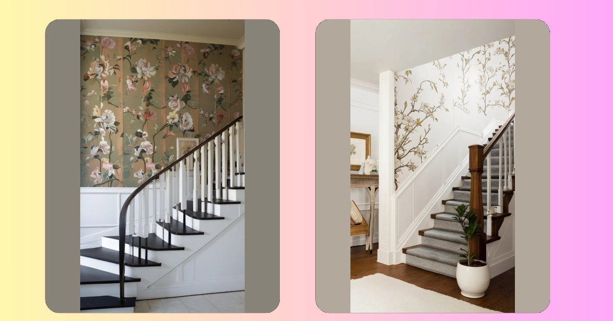 Explore 19 Stylish Wallpaper Ideas for Your Staircase Transformation ...