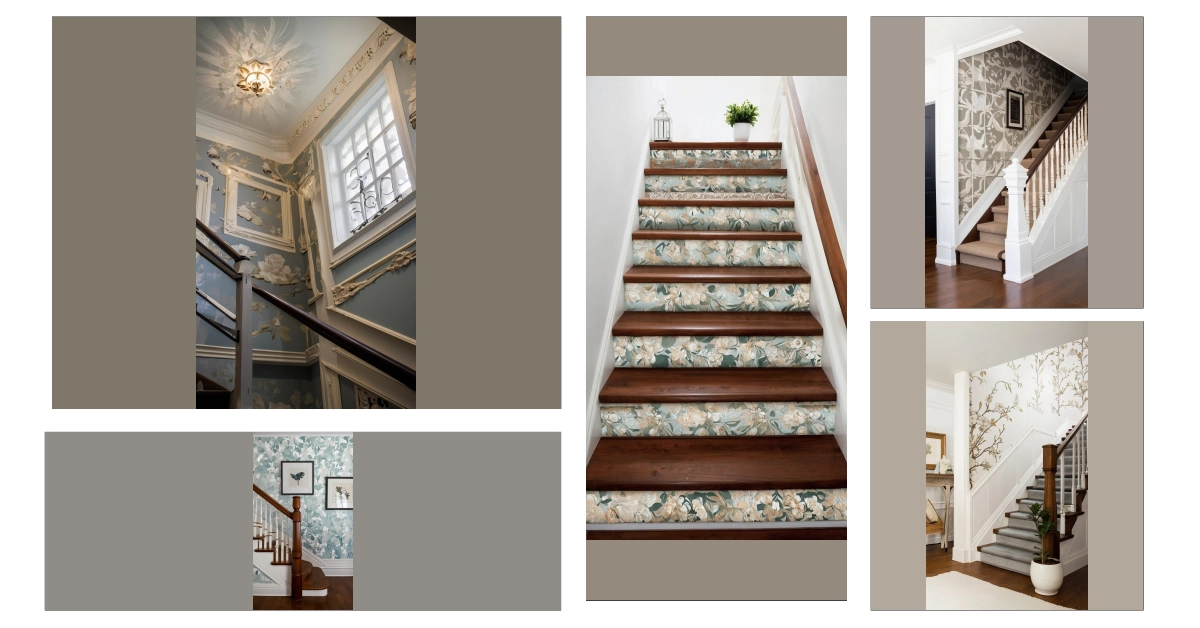 Elevate Your Space with These 19 Stylish Staircase Wallpaper Ideas ...
