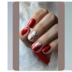 19 Sparkly Red Nails Acrylic Ideas to Try This Season
