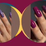 Midnight Elegance: Creative Purple Nail Designs