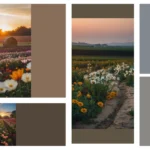 Sweet Couples Captures in Blossoming Flower Fields