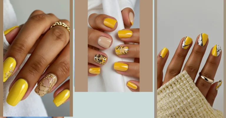 Sunshine on My Fingertips: 17 Adorable Yellow Nail Inspirations