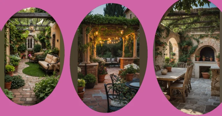 Transform Your Space: 15 Rustic Italian Patio Ideas**  
**
