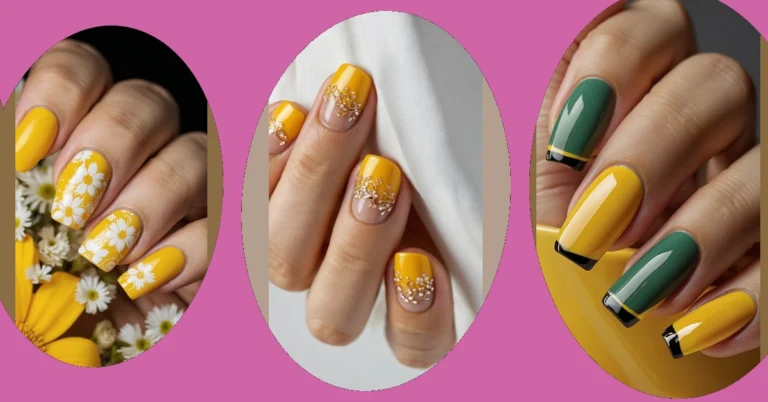 17 Trendy Yellow Nail Ideas That’ll Make You Smile