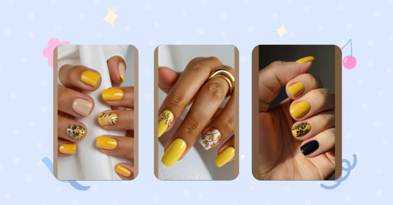 Elevate Your Style with 17 Adorable Yellow Nail Ideas
