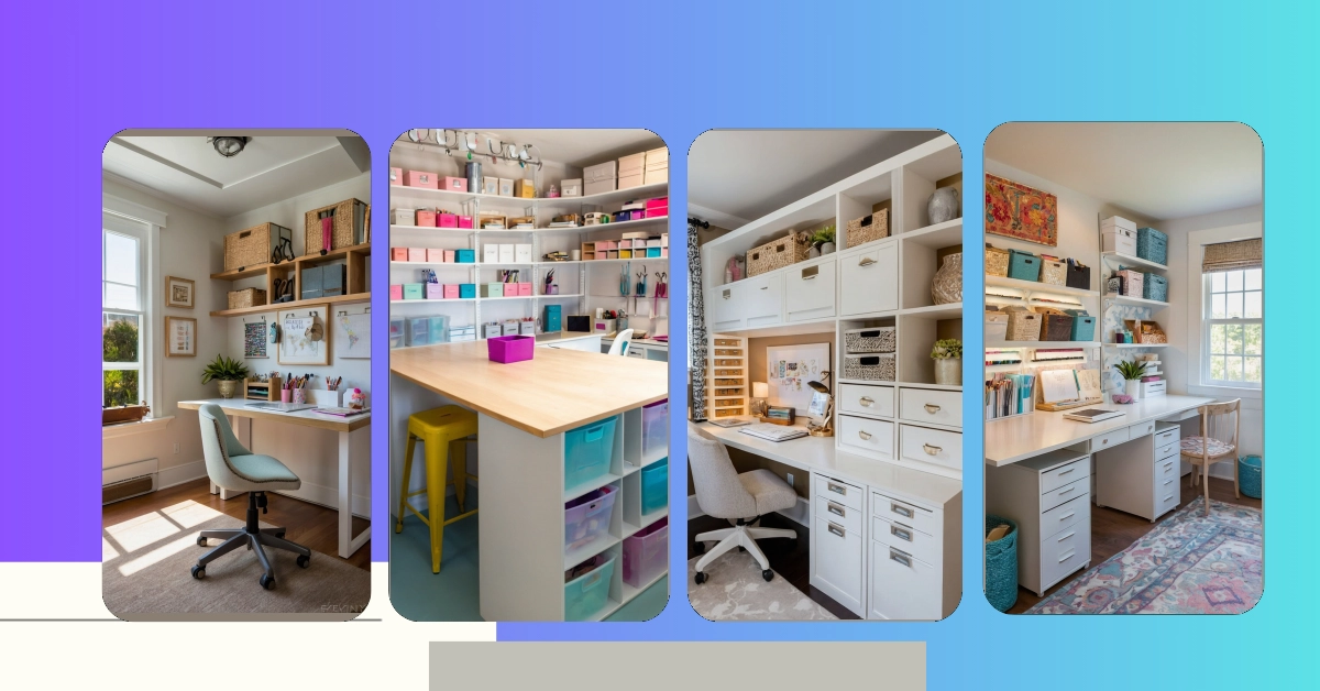 Crafting Your Dreams: 18 Ingenious Craft Room Office Ideas ...