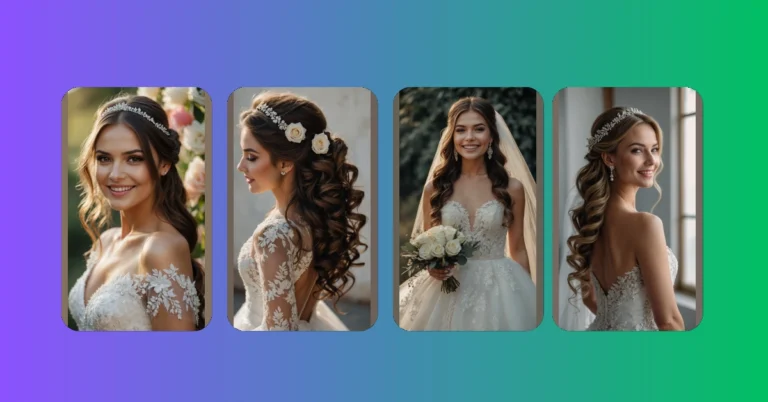 Hairstyle Heaven: 18 Crown and Veil Combinations for Brides